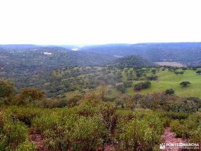 Comarca La Siberia; sierra madrid rutas andar correctamente valle batzan